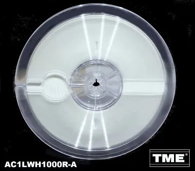 Open Reel Audio Leader Tape Solid White 1/4  X 1000' On 7  EZ Thread Reel By TME • $20.98