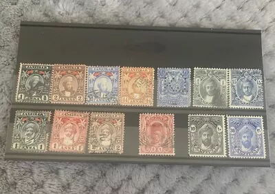 Zanzibar Stamps. A Selection Of 13 Early Used Stamps. • $4.97