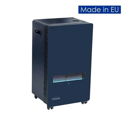 LIFESTYLE AZURE BLUE FLAME INDOOR HEATER - Portable Calor Gas Cabinet Heater • £106