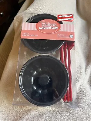 Bakers Advantage 5 Piece Mini Baking Set New In Box Non Stick • $2