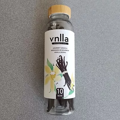 Grade A Madagascar Vanilla Beans 10-Bean Pack Vnlla Extract Co Exp 7/25/2024 • $9.99