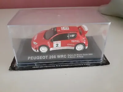 Peugeot 206 WRC Rallye De Monte Carlo 2003 R.Burns-R.Reid 1:43  VGC. • £10