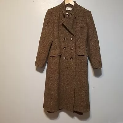 Vintage Bromleigh 100% Wool Trench Coat Union Tag Made In The USA Small • $60