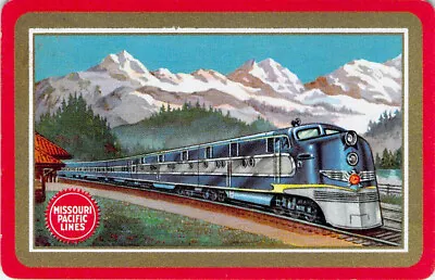 Missouri Pacific Streamliner  Railroad Railway Rr Rwy Ry Card • $10