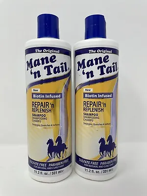 Mane 'n Tail Biotin Infused Repair 'n Replenish Shampoo 11.2 Oz • $14.97