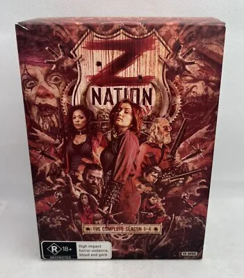 Z Nation : Season 1-4 1 2 3 4 | Boxset (DVD 2016) Zombies Region 4 Free Post • $39.95