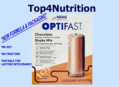 Optifast 800 Powder Shakes | Chocolate | 70 Servings | Mix | New Formula • $207