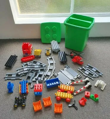 $330 • Buy 🔶️vintage Used Lego Duplo Sets Trains Thomas Farm Spiderman 850 Pcs Containers 