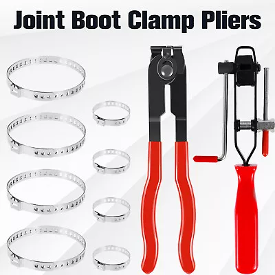 2Pcs CV Joint Boot Clamp Pliers Set Stainless Steel Car Banding Tools Kit BvmWC • $29.29