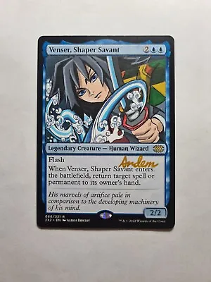 Venser Shaper Savant Tomioka Kimetsu Altered Magic Art Hand Paint  Demian Solis • $77