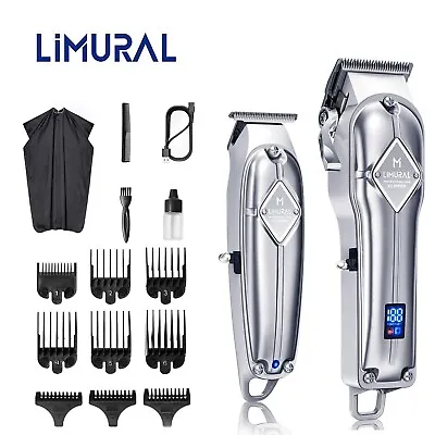 Limural Hair Clippers Cordless Trimmer Electric Shaver Cutting Beard Barber Men • $61.19