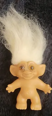 Vintage Troll Doll 2.5  With Hand Made Felt Clothes • $8.99