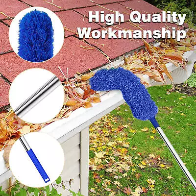 Gutter Tool Telescoping Gutter Cleaner Gutter Brush Angle Tool For Removing • $37.37