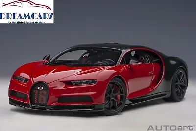 AUTOart 70996 1:18 Bugatti Chiron Sport 2019 (Italian Red/Black Carbon Fiber) • $245.99