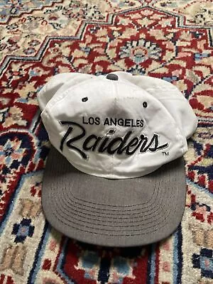 Vintage Sports Specialties Los Angeles Raiders Script Snapback Hat Cap NWA • $19.99