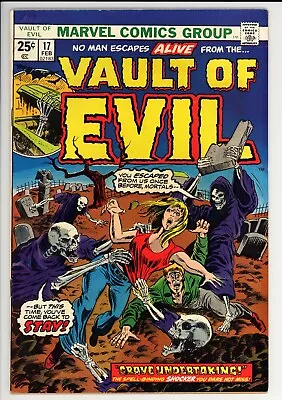 Vault Of Evil #17 FN Marvel (1975) - Bronze Age Horror • $9.99