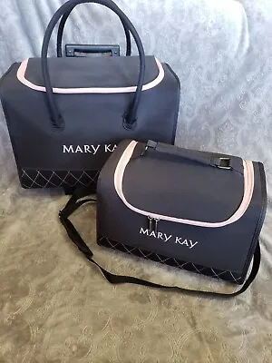 Mary Kay Consultant Luggage Suitcase Set Black Pink Mint Condition • $71.99
