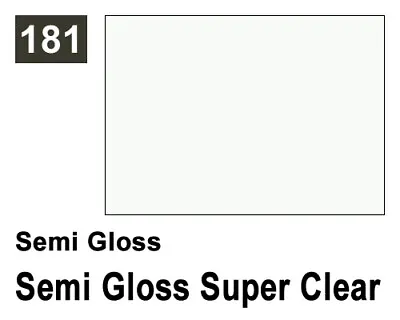 Mr.Hobby G181 Mr.Color Semi Gloss 181 Super Clear (10ml) Modeling • £3.53
