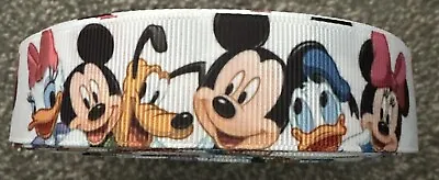 Disney’s Mickey Mouse And Friends Grosgrain Ribbon 2 Metres Brand New • £4