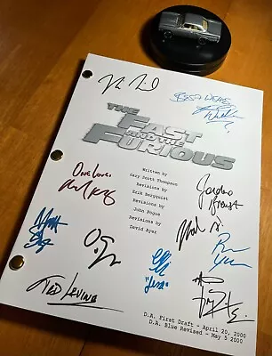 The Fast And The Furious Script Signed- Autograph Reprints- 104 Pages • £24.12