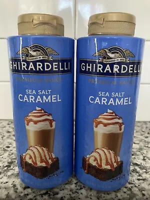 $14.99 • Buy 2x Ghirardelli Chocolate GHIRARDELLI Premium Sea Salt Caramel Sauce 16 Oz