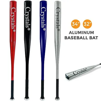 32/34  Heavy Duty Metal Baseball Bat Rounder Softball Pole Stick Stainless Steel • £8.45