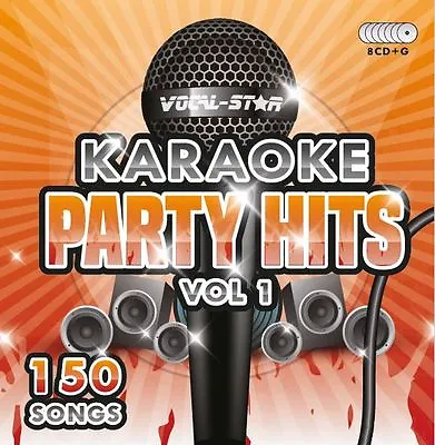 £17.99 • Buy Vocal-Star Party Hits 1 Karaoke Cdg Cd+G Disc Set 150 Songs
