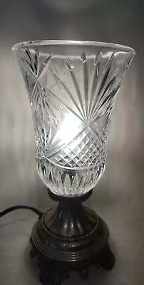 Vintage Shannon Crystal Godinger Hurracane Lamp By Ireland Made In Poland • $19.99