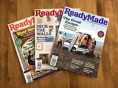 Lot Of 3 2011 ReadyMade Magazine Issues 50 51 53 DIY • $19.99