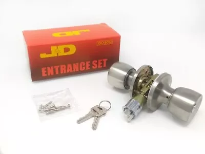 Mobile Home Parts Entry Door Knob With 2 Keys Stainless • $21.50