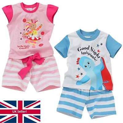 In The Night Garden Shortie Pyjamas Upsy Daisy Iggle Piggle Boys Girls Cotton • £8.99