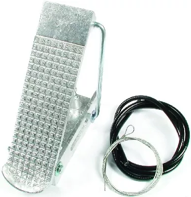 New Mr. Gasket Throttle Pedalsilver Castincludes 48 Inch Cable & Housing Clamp • $79.99