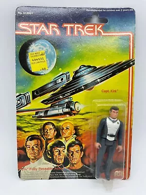 Star Trek Original Series MEGO Captain Kirk Vintage Figure 3.75  Sealed 1979 • $99.99