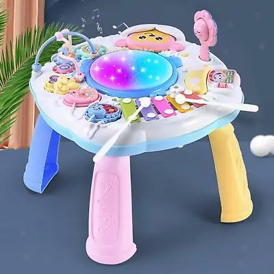 KIDS Baby Musical Toy Learning Activity Table With Light + Sound Early Education • £17.90