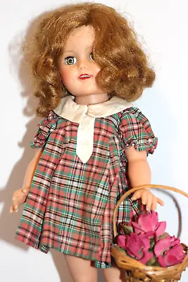 Ideal Shirley Temple Doll St-15-n Vinyl Vintage • $19.99