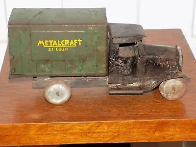 Vintage Metalcraft Delivery Toy Truck • $475