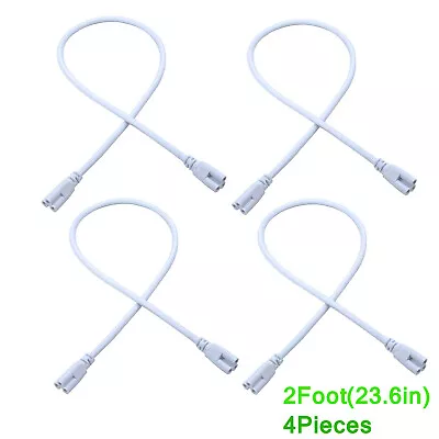 2FT 3FT 4FT Connecting Cords 3-Pin For T8 T5 Integrated LED Tube Light Bulb 4PCS • $11.39