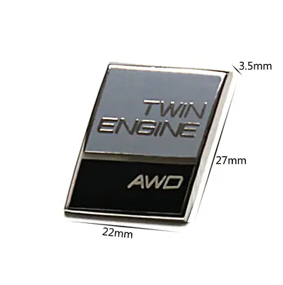 For Volvo Rear Emblem Boot Trunk Sticker Flag Logo AWD Twin Engine 27mm X 22mm • $19.95