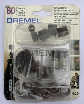 £5 • Buy DREMEL 620 Furniture Refinishing Kit 60 Pieces Multi-Tool Accessories