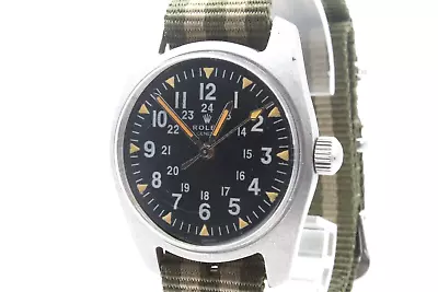 ROLEX Military Watch 3336/84 US Army Vietnam War Era Manual Winding Antique • $999.99