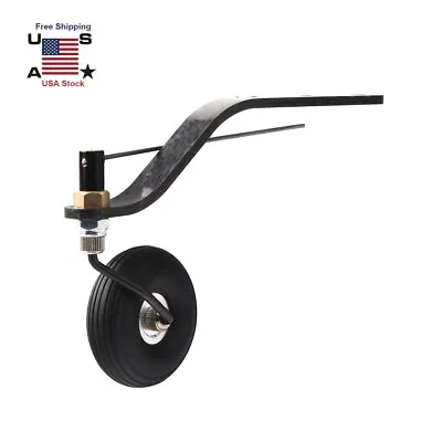 100CC Carbon Fiber Tail Landing Gear Wheel Set For RC Airplane Gas Engine Model • $20.99