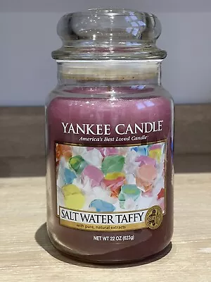 Salt Water Taffy Deerfield Yankee Candle LARGE 22 Oz.  VHTF • £25