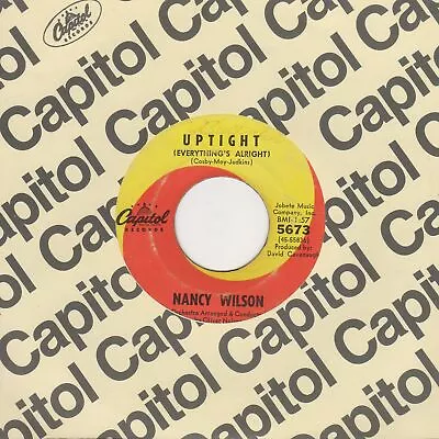 Nancy Wilson Uptight (Everything's Alright) Capitol  Soul Northern Motown • £10
