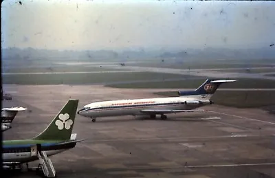 35mm Slide  JAT Boeing 727 At Manchester Airport Approx 1978 • £2.95