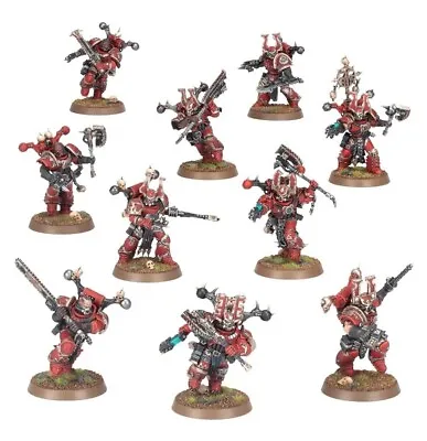 Khorne Berzerkers (x10) World Eaters Chaos Marines New On Sprue Warhammer 40K • $79.99