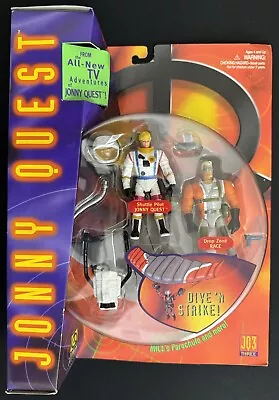 Jonny Quest The Real Adventures Dive 'N Strike! JQ3 1995 Galoob NEW MOC Sealed • $19