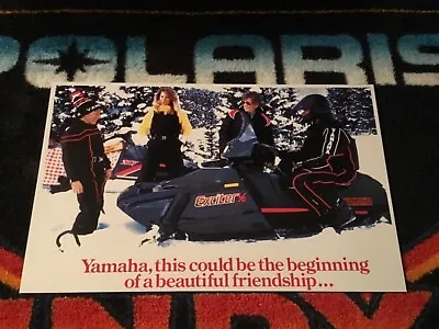 🏁 ‘87/88 YAMAHA EXCITER 570 Snowmobile Poster Vintage Sled ((Exciter)) • $21.88