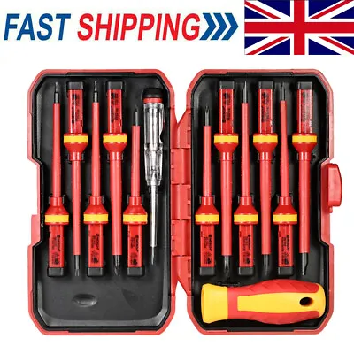 £23.75 • Buy 13pcs Electricians Hand Screwdriver Set Tool Electrical Insulated Kit 1000V Y7O8