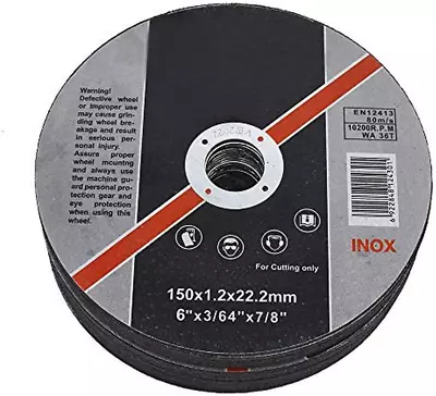 25 Pack 6 X.045 X7/8  Cut-Off Wheel - Metal & Stainless Steel Cutting Discs • $39.95