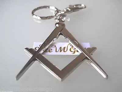 New Masonic Master Mason Cut Out  Keychain Silver                       E.M.D • $12.99